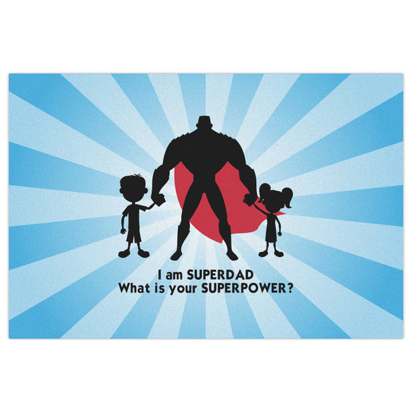 Super Dad Indoor / Outdoor Rug - 4'x6' - Front Flat