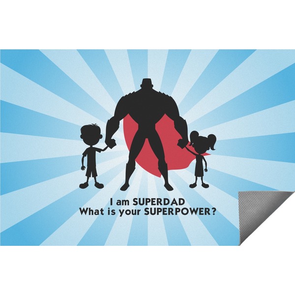 Custom Super Dad Indoor / Outdoor Rug