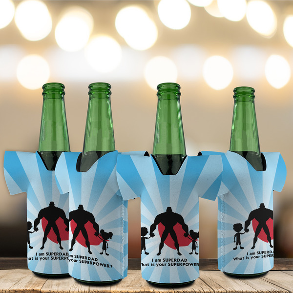 Super Dad Jersey Bottle Cooler - Set of 4 - LIFESTYLE