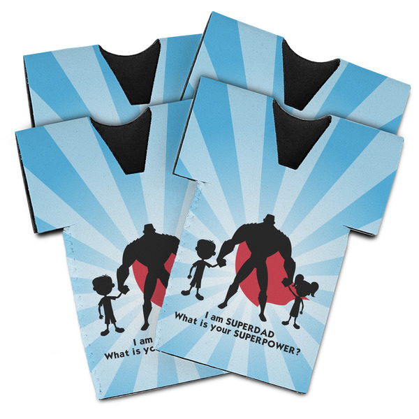 Super Dad Jersey Bottle Cooler - Set of 4 - MAIN (flat)