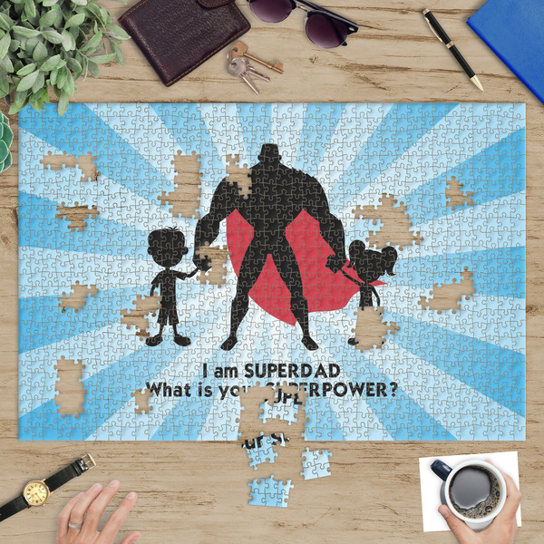 Super Dad Jigsaw Puzzle 1014 Piece - In Context