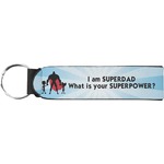 Super Dad Neoprene Keychain Fob