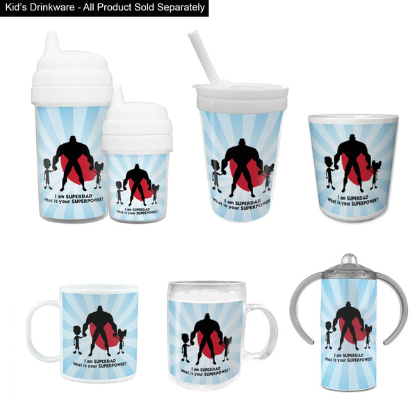 Super Dad Kid's Drinkware - Customized & Personalized