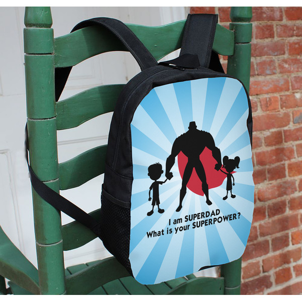 Super Dad Kids Backpack - In Context