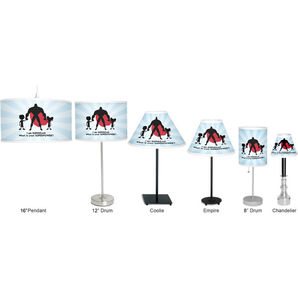 Super Dad Lamp Full View Size Comparison