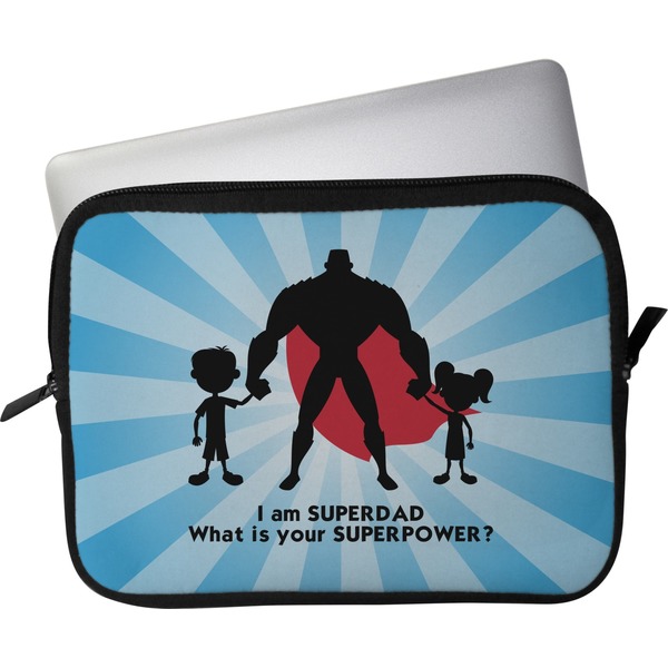 Custom Super Dad Laptop Sleeve / Case