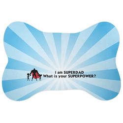 Super Dad Bone Shaped Dog Food Mat (Large)