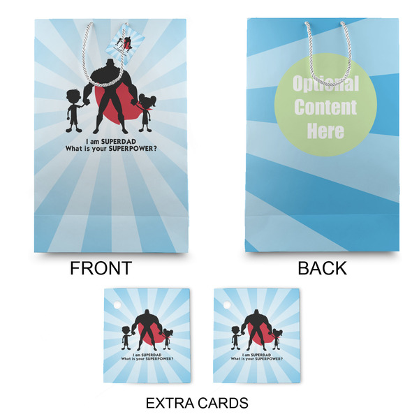 Super Dad Large Gift Bag - Approval