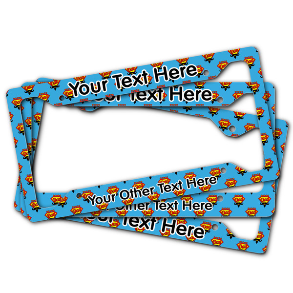 Super Dad License Plate Frames - (PARENT MAIN)