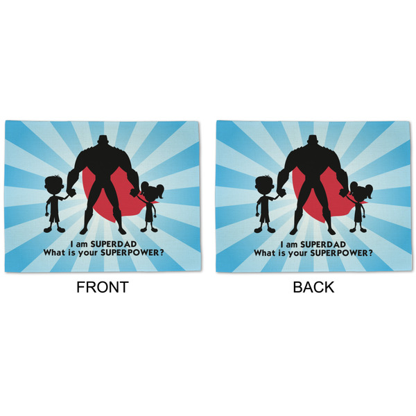 Super Dad Linen Placemat - APPROVAL (double sided)