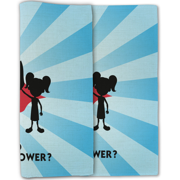 Super Dad Linen Placemat - Folded Half (double sided)