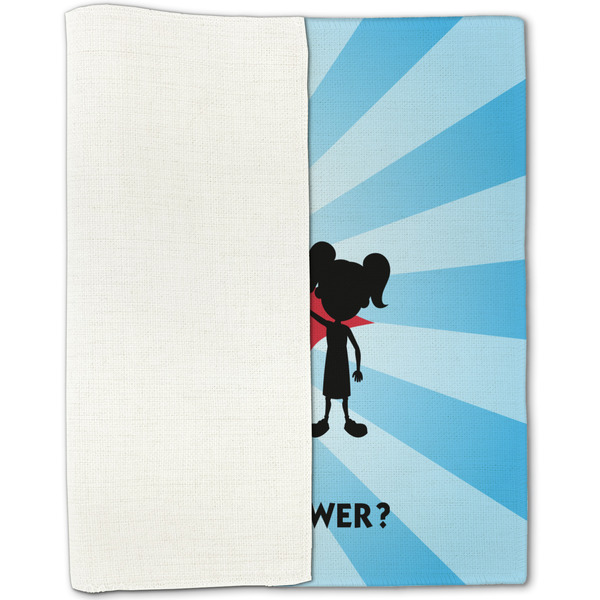 Super Dad Linen Placemat - Folded Half