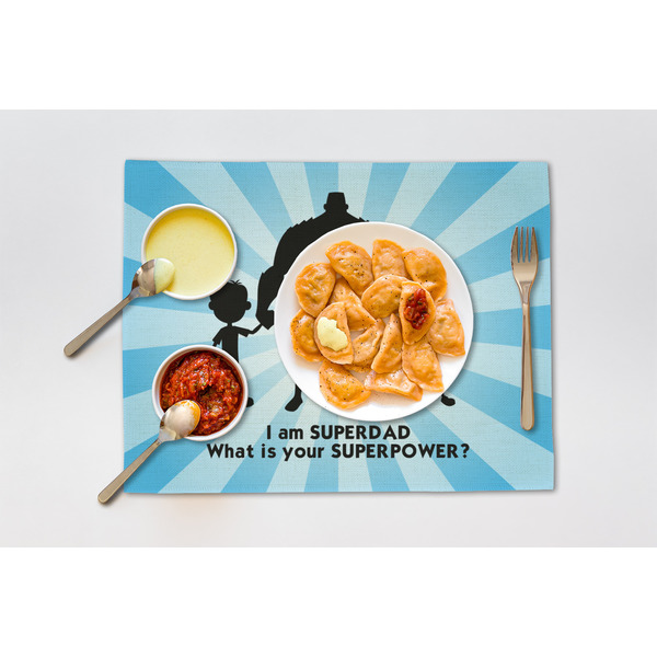 Super Dad Linen Placemat - Lifestyle (single)