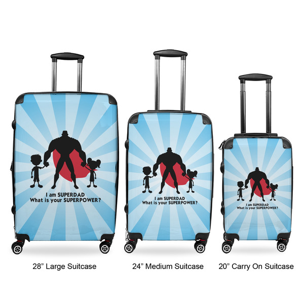 Super Dad Luggage Bags all sizes - With Handle
