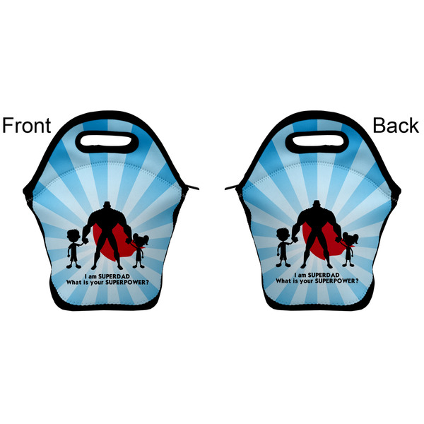 Super Dad Lunch Bag - Front and Back