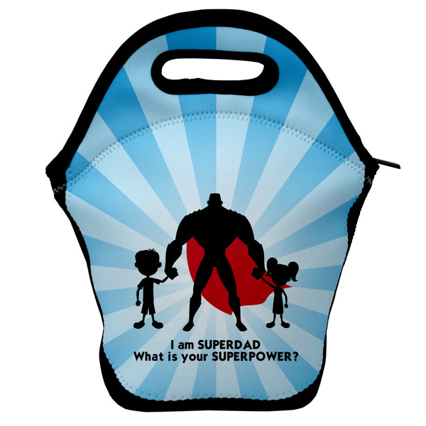 Custom Super Dad Lunch Bag