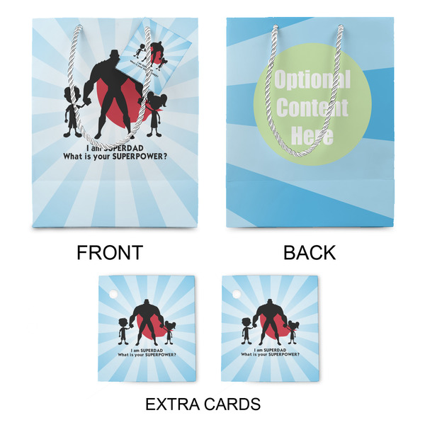 Super Dad Medium Gift Bag - Approval