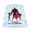 Super Dad Poly Film Empire Lampshade - Front View