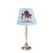 Super Dad Poly Film Empire Lampshade - On Stand