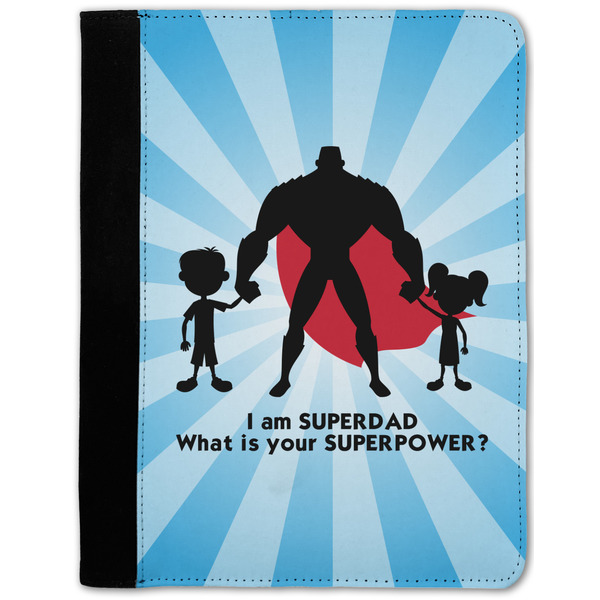 Custom Super Dad Notebook Padfolio