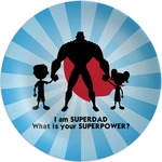 Super Dad Melamine Plate