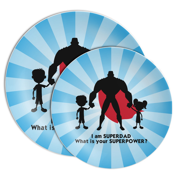 Super Dad Melamine Plates - PARENT/MAIN