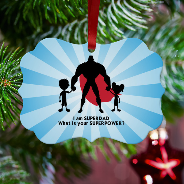 Super Dad Metal Benilux Ornament - Lifestyle