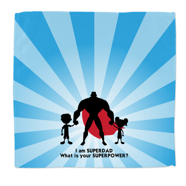 Custom Super Dad Microfiber Dish Rag