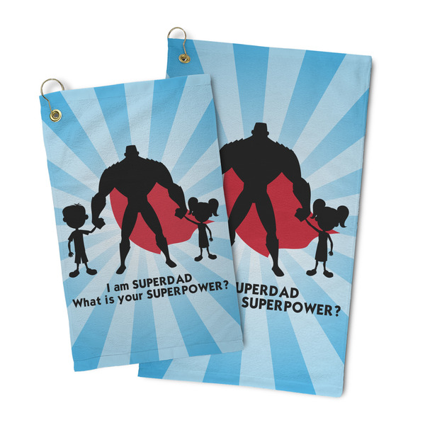 Super Dad Microfiber Golf Towel - PARENT/MAIN