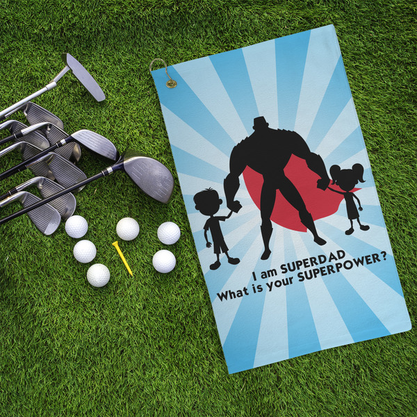 Super Dad Microfiber Golf Towels - LIFESTYLE
