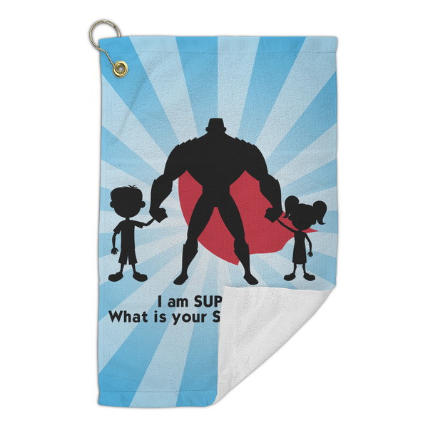 Super Dad Microfiber Golf Towels Small - FRONT FOLDED
