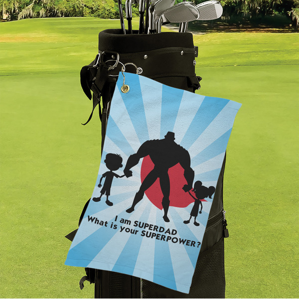Super Dad Microfiber Golf Towels - Small - LIFESTYLE