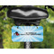 Super Dad Mini License Plate on Bicycle - LIFESTYLE Two holes