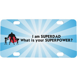 Super Dad Mini/Bicycle License Plate
