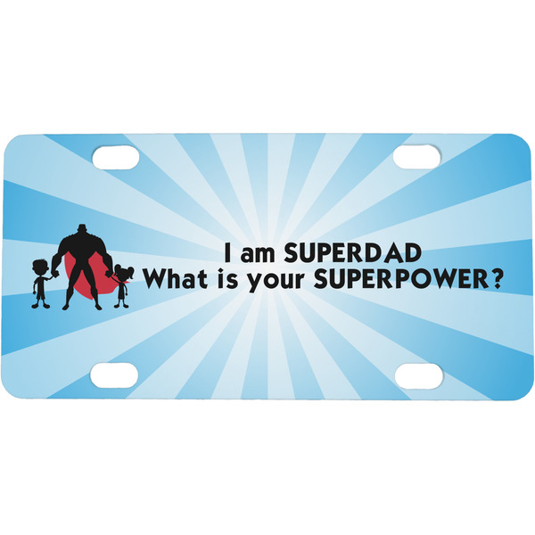 Custom Super Dad Mini/Bicycle License Plate