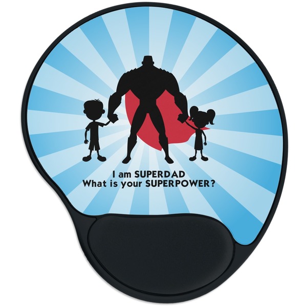 Custom Super Dad Mouse Pad with Wrist Support