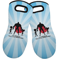 Super Dad Neoprene Oven Mitts - Set of 2