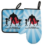 Super Dad Left Oven Mitt & Pot Holder Set