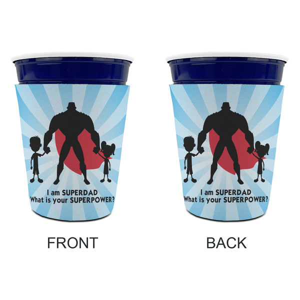 Super Dad Party Cup Sleeves - without bottom - Approval