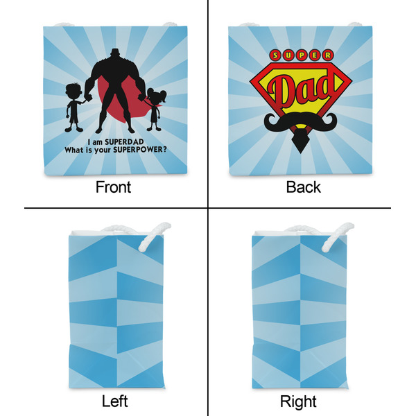 Super Dad Party Favor Gift Bag - Matte - Approval