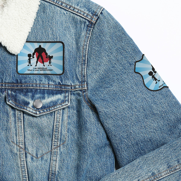 Super Dad Patches Lifestyle Jean Jacket Detail