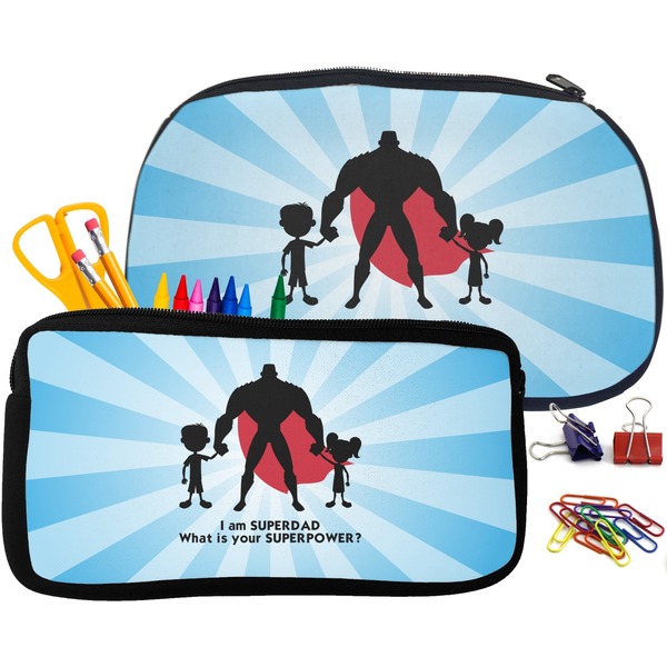 Super Dad Pencil / School Supplies Bags Small and Medium