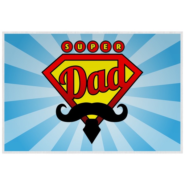Super Dad Personalized Placemat (Back)