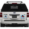Super Dad Personalized Square Car Magnets on Ford Explorer