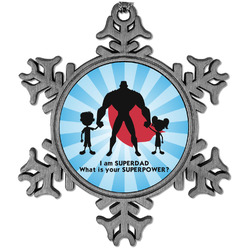 Super Dad Vintage Snowflake Ornament