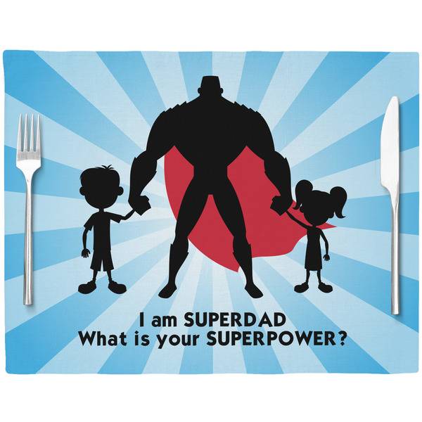 Super Dad Placemat with Props