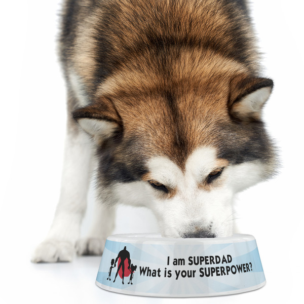 Super Dad Plastic Pet Bowls - Large - LIFESTYLE