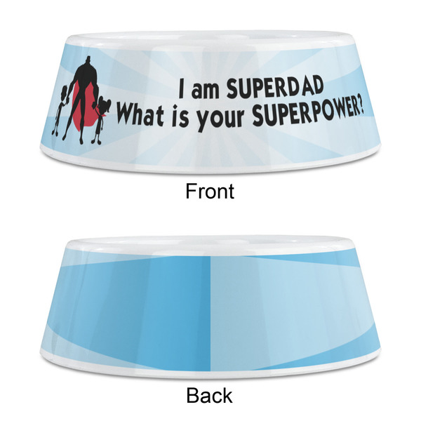 Super Dad Plastic Pet Bowls - Medium - APPROVAL
