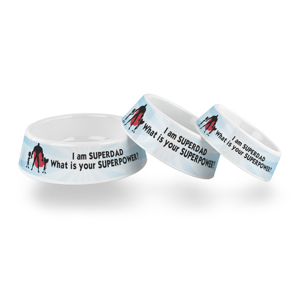 Super Dad Plastic Pet Bowls - PARENT MAIN