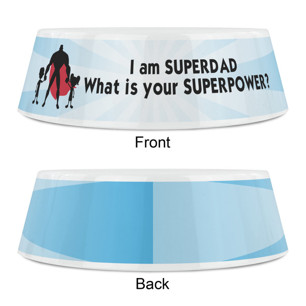 Super Dad Plastic Pet Bowls - Small - APPROVAL